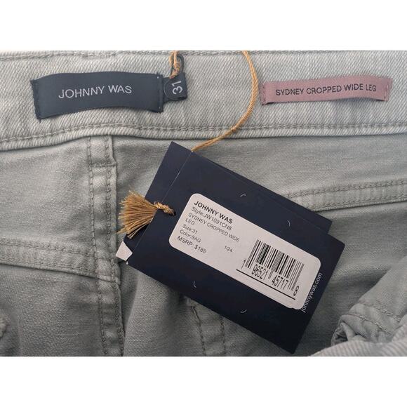 NWT Johnny Was Sydney Cropped Wide Leg Women's 31 - Picture 9 of 14